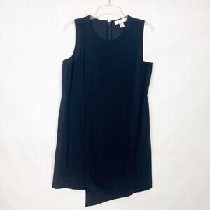 Kenar Sleeveless Black Shift Dress Size 8